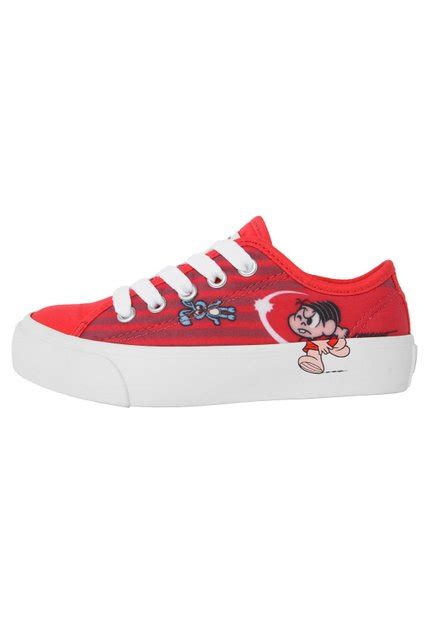 Tenis Turma Da Monica - Tênis Turma da Mônica Infantil Urban Mônica Low Vermelho - Compre Agora ...