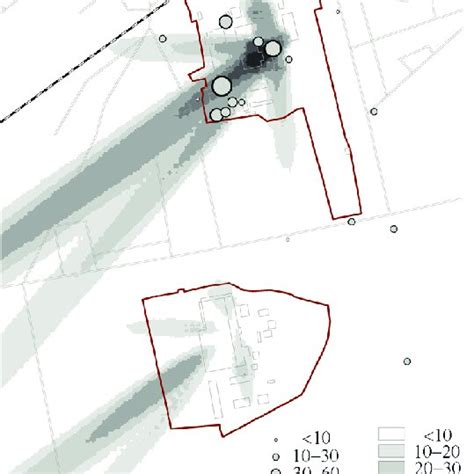 The Comparison Between The Observed And Simulated With AERMOD