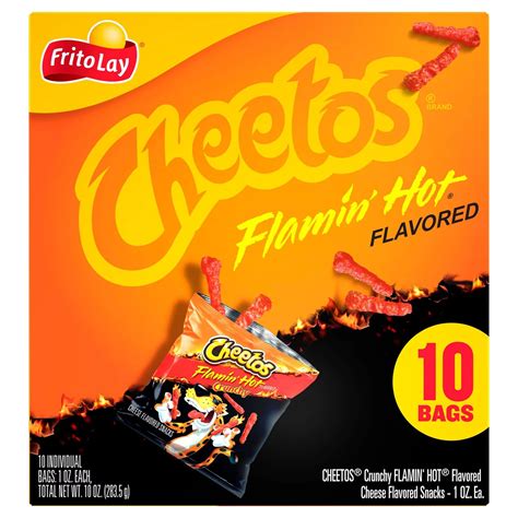 Cheetos Flamin Hot Cheese Snacks Multipack Oz Bags Shop Chips At H E B