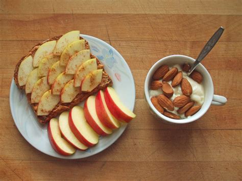 Sprouted Grain Toast With Peanut Butter Apple Garden Of Vegan