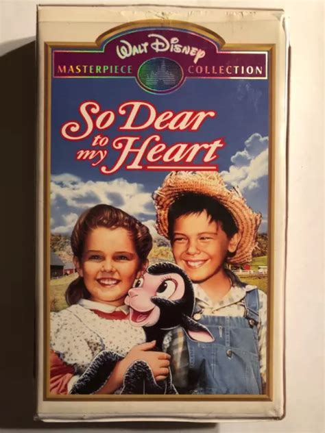 Walt Disney So Dear To My Heart Vhs Masterpiece Collection Clamshell £7