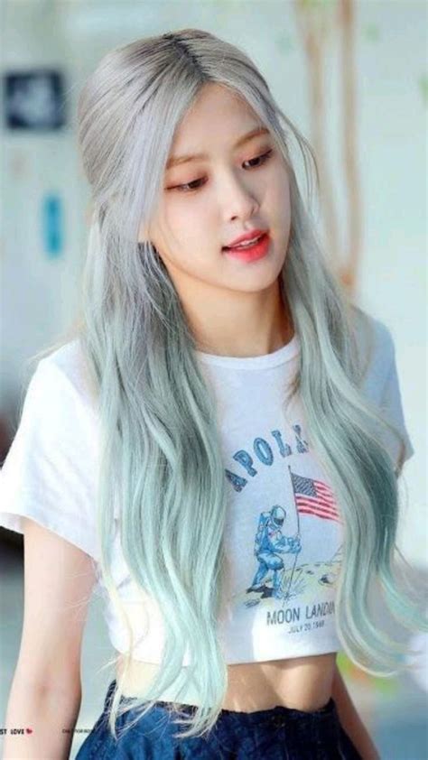 blackpink | Blackpink fashion, Blackpink rose, Rose hair