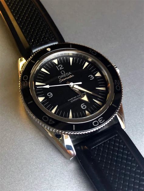 Omega Seamaster 300 Master Co Axial On A Hirsch Rubber Strap The