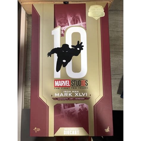 Hot Toys Marvel十週年紀念 MMS 鋼鐵人MK 蝦皮購物