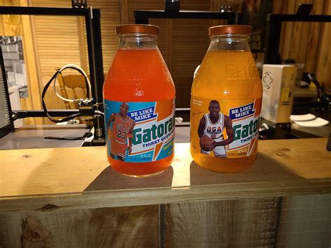Michael Jordan Drinking Gatorade