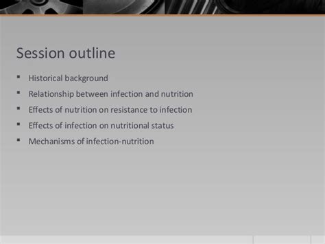 Nutrition And Infection