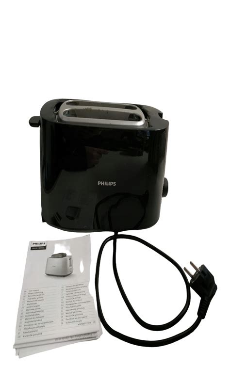 TOSTER PHILIPS DAILY COLLECTION HD2581 CZARNY 830W - Sklep, Opinie ...