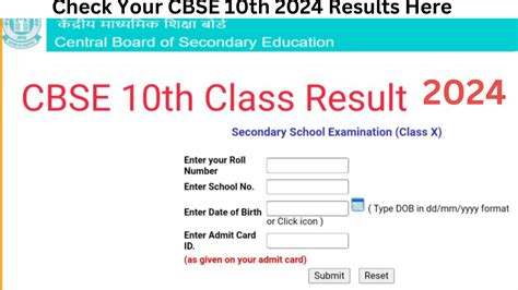 Check CBSE 10th 2024 Results Release Date Scorecard And Additional