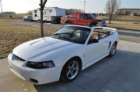 Sell used 1999 Ford Mustang SVT Cobra Convertible 2-Door 4.6L in Payne, Ohio, United States, for ...