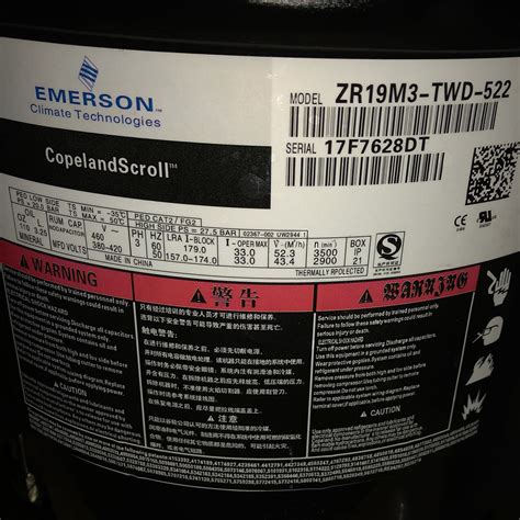 Copeland Compressor Copeland Refrigeration Compressors
