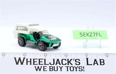 Power Pad Spectraflame Green Hot Wheels Mattel Vintage Redline Rl Wheeljack S Lab