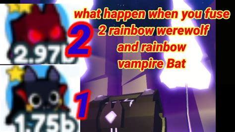 What Happen When You Fuse Rainbow Werewolf And Rainbow Vampire Bat