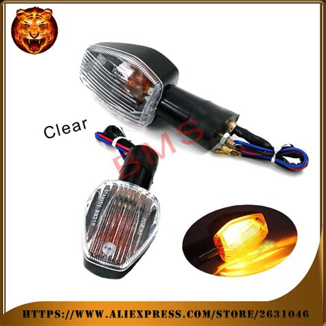 Motocicleta Frente Traseira Turn Signal Indicator Light Blinker L Mpada