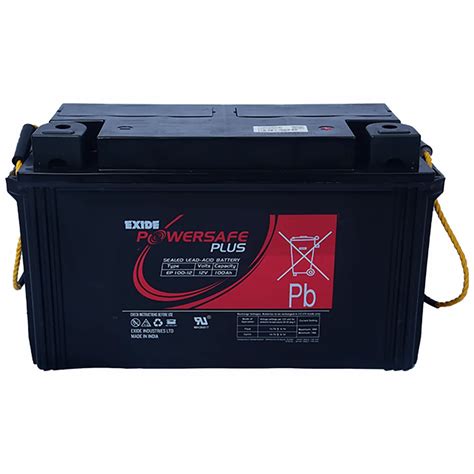 Exide SMF Battery 100 Ah Exide Powersafe Plus SMF Battery Latest