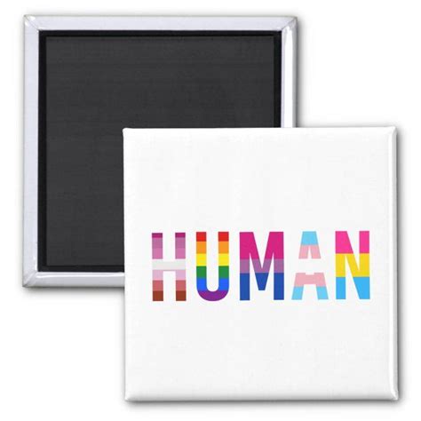 HUMAN LGBT Flag Gay Pride Month Transgender Magnet Zazzle Gay Pride Month Gay Flag Lgbt Flag
