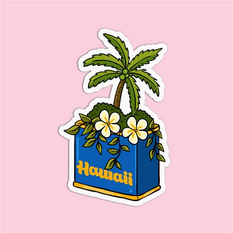 Hawaiian Stickers Girlsprintinghouse