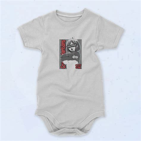 Hentai Waifu Ahegao Baby Onesie Baby Clothes 90slothes