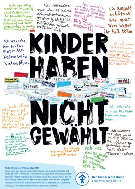 Kinderstimme Zum Weltkindertag 2021 Deutscher Kinderschutzbund