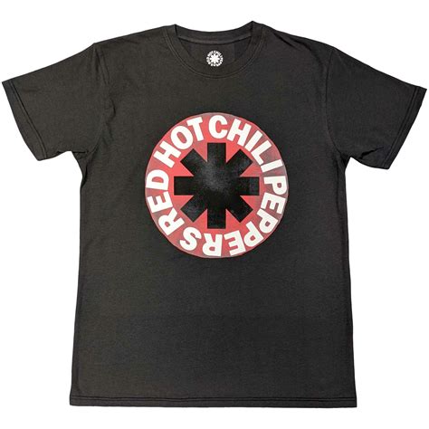 Red Hot Chili Peppers Unisex T Shirt Red Circle Asterisk Eco Friendly By Red Hot Chili Peppers