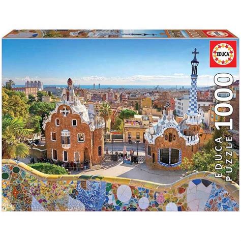 Educa 17966 Puzzle 1000 Piezas Vista De Barcelona Outletdelocio