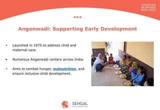 role  anganwadi   growth  rural development  india