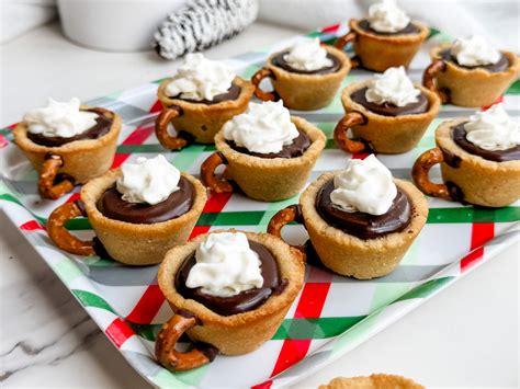 Hot Cocoa Cookie Cups Recipe Festive Holiday Treats Healthy Holme