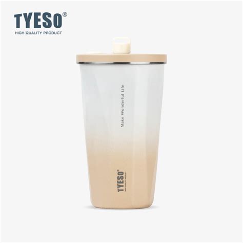 Tyeso Ts B Ml Vacuum Insulated Tumbler Keep Cold And Hot With Straw Botol Mug Water