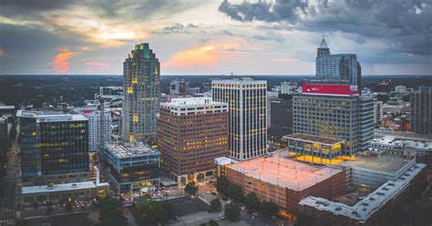 Downtown Raleigh sunset : r/raleigh