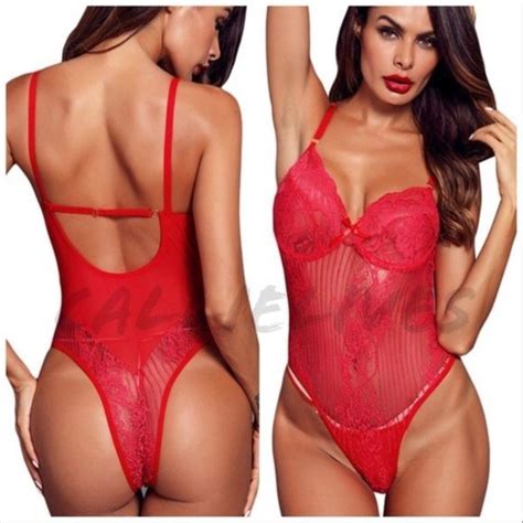 Callie Lives Intimates Sleepwear Xena Red Hot Summer Sheer Mesh