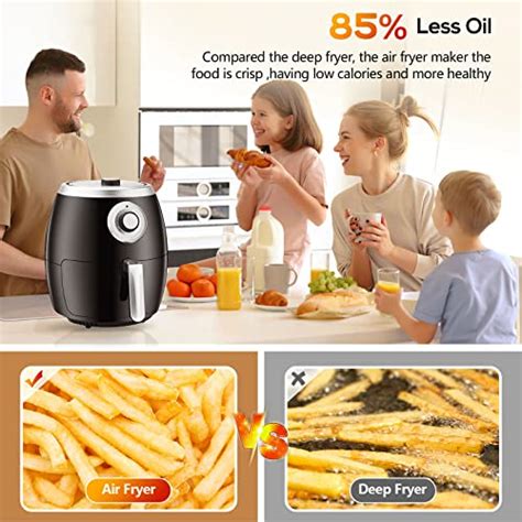 Antarctic Star Air Fryer6 Quart 56 Liter Electric Hot Air Fryers