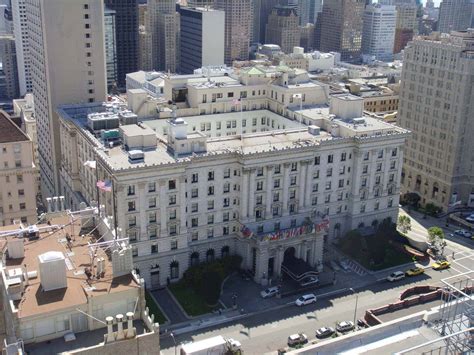 historic building facade restoration san francisco fairmont hotel
