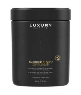 Luxury Ambitious Blonde Ultra Lift Blue Dust Free Bleaching Powder G Levels