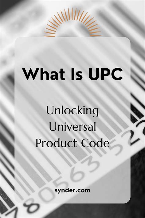 What Is UPC: Unlocking Universal Product Code | Supply chain management ...