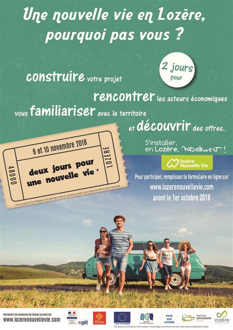 Deux Jours Pour Une Nouvelle Vie Lozère Nouvelle Vie