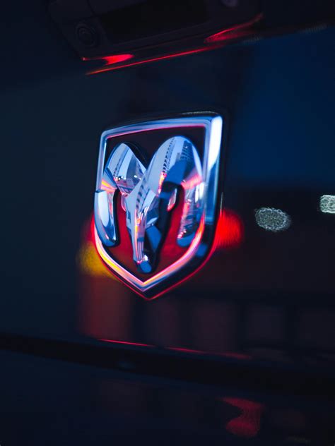 Close-Up Photo of Dodge Emblem · Free Stock Photo