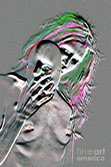 Nude Girl Model Embossed Photograph By Kendree Miller Fine