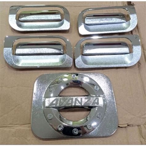 Jual Paket Outer Handle Pintu Dan Tank Cover Tutup Bensin Mobil Avanza