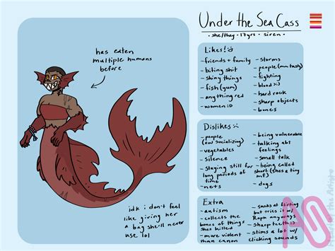 Under the Sea Au Refs Pt 2 💜 Heartist the Artist 💜 - Illustrations ART street