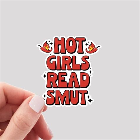 Hot Girls Read Sticker Etsy