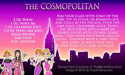 The MARTINI DIVA The Sex And The City COSMOPOLITAN