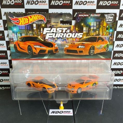 Jual Hot Wheels Premium Toyota Supra Fast Furious Twin Pack Shopee Indonesia