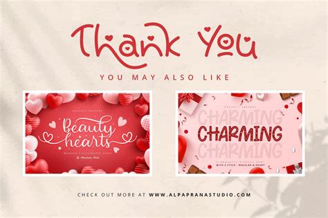 Presents Romantic Display Font So Fontsy