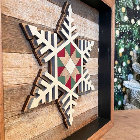 Inspired By Our Pennsylvania Culture Our Barn Quilt Snowflakes Are A