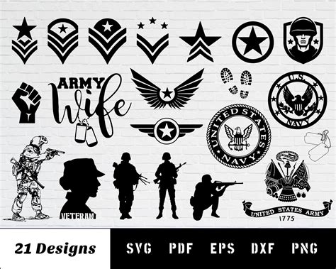 21 Army Svg Army Clipart Military Svg Army Logo Svg Usa Etsy Uk