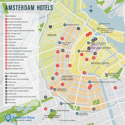 amsterdam hotel map updated