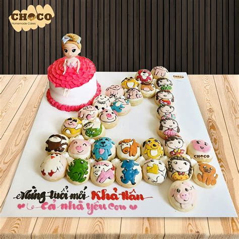Bánh Sinh Nhật Su Kem Cho Bé Gái ⋆ Tiệm Bánh Choco