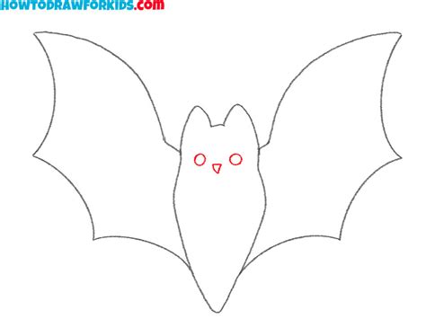 How to Draw an Easy Bat - Easy Drawing Tutorial For Kids