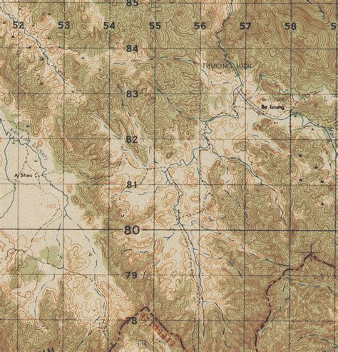 Que Son Valley Vietnam Map Map