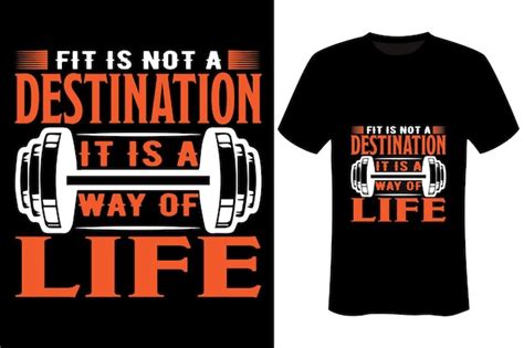 Premium Vector Fitness Gym T Shirt Design