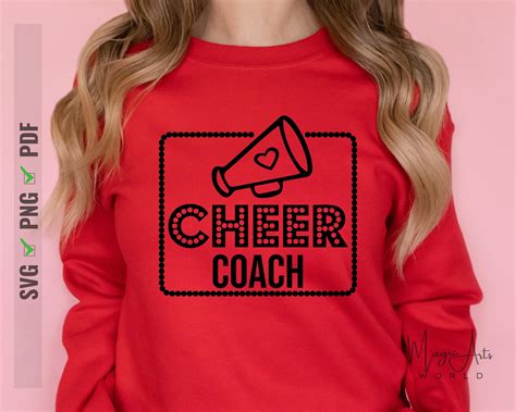 Cheer Coach Svg Png Cheerleader Coach Svg Cheerleader Svg Cheer